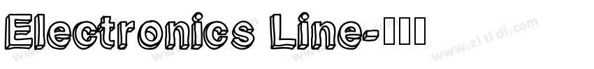 Electronics Line字体转换